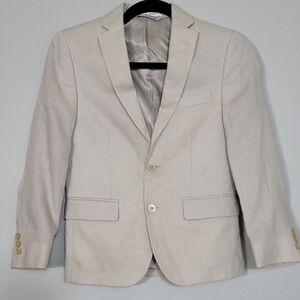Ralph Lauren Women’s 100% Linen Blazer Size 10R Tan Beige Button Old Money Ivy
